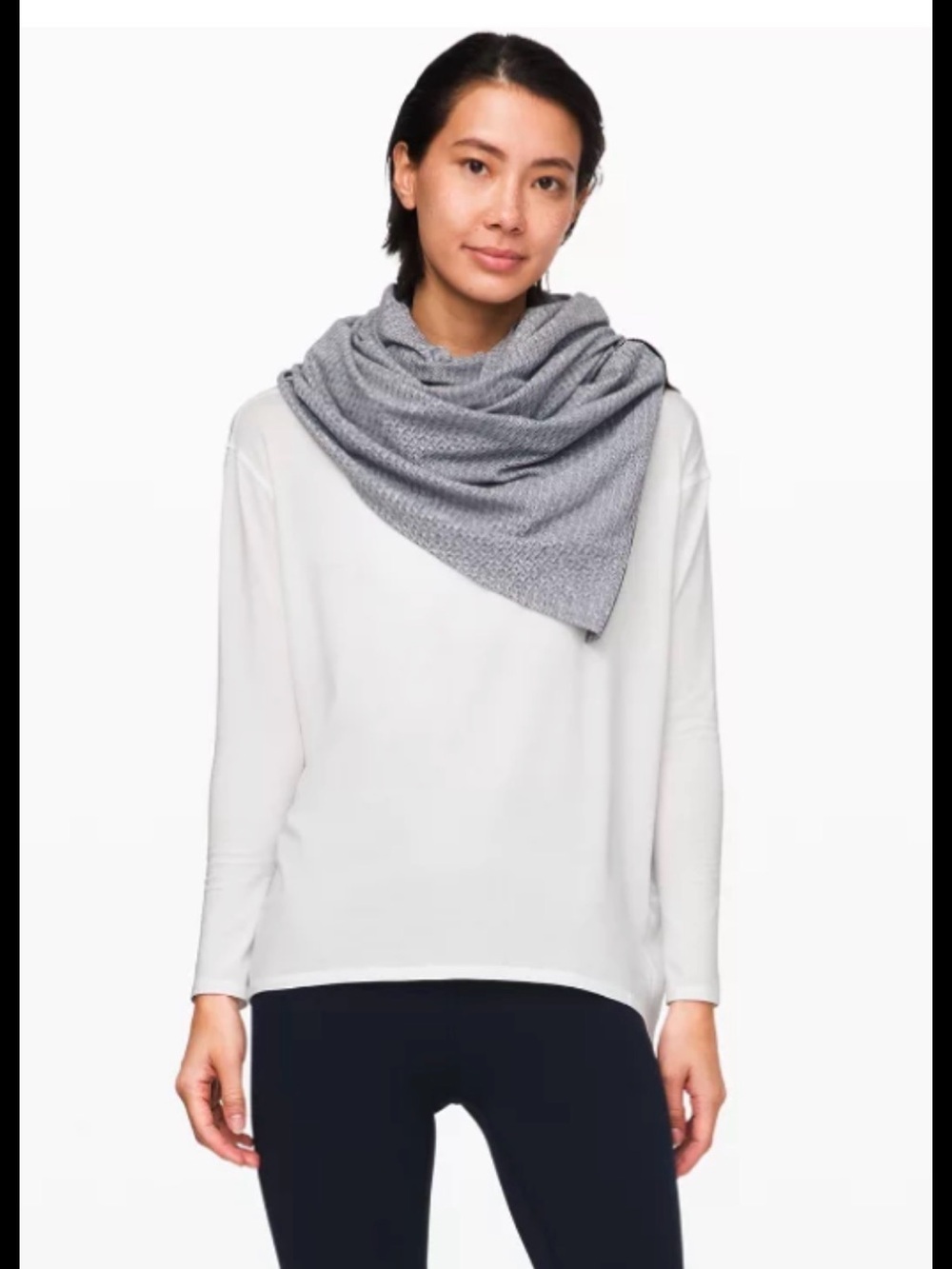 Lululemon Vinyasa Scarf *Rulu Heathered Grey